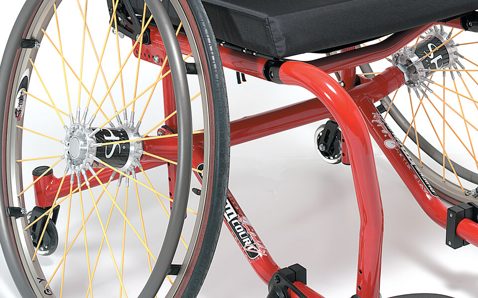 Titanium sports wheelchair frame option